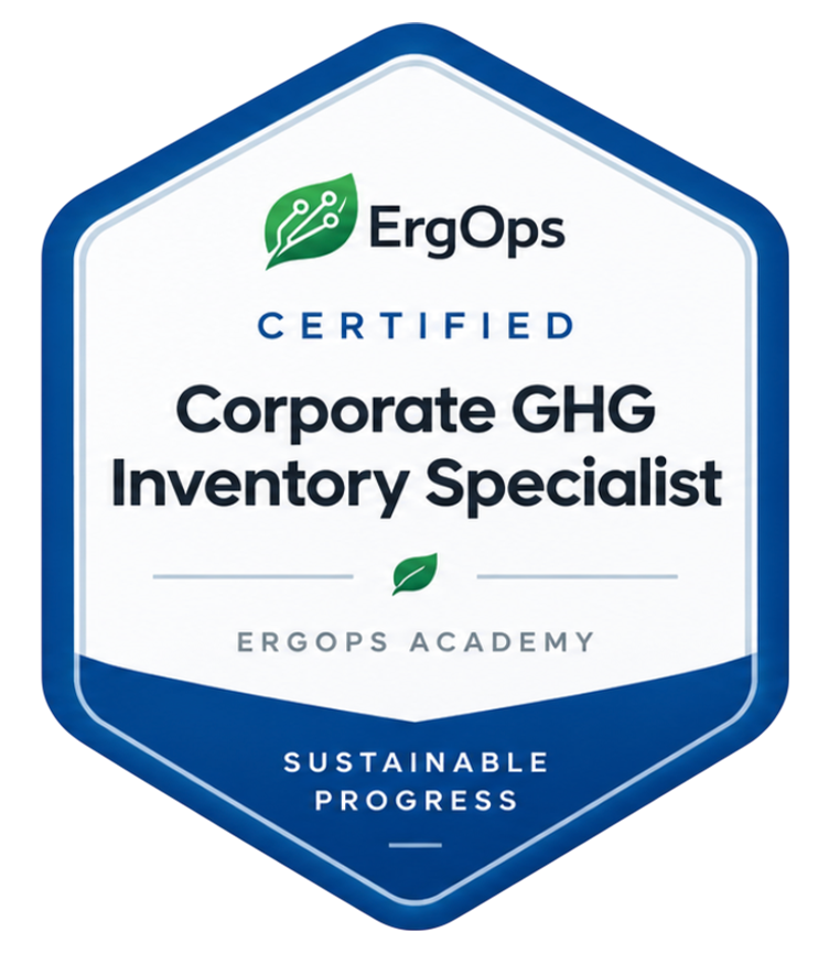 Corporate GHG Inventory Specialist badge