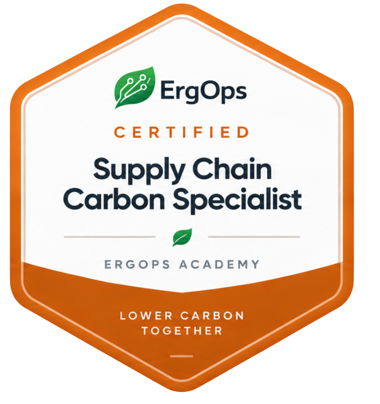 Supply Chain Carbon Specialist badge